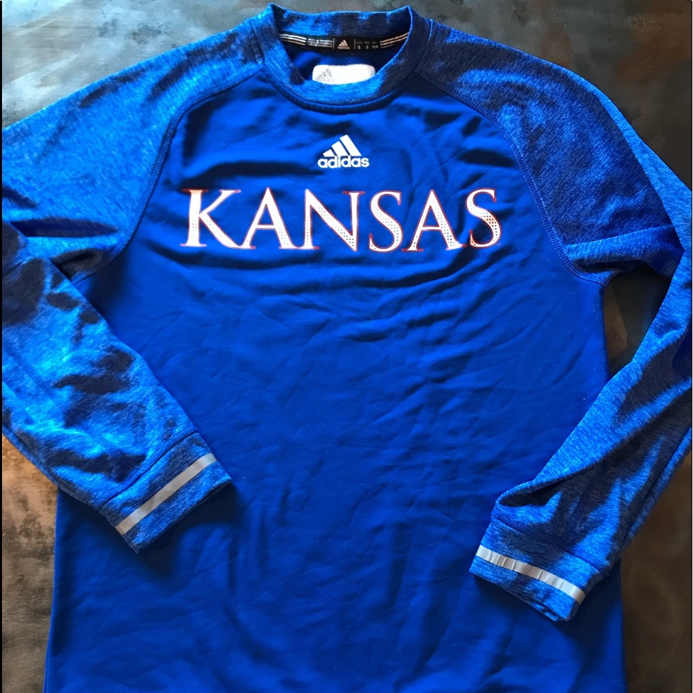Kansas Jayhawks adidas crewneck